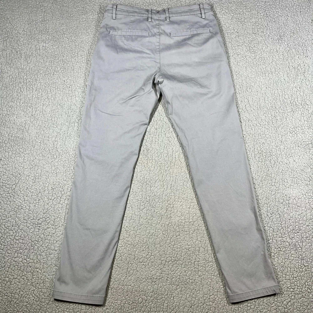 Birddogs Lined Chino Pants Built In Compression Liner Mens 32x32 Grey